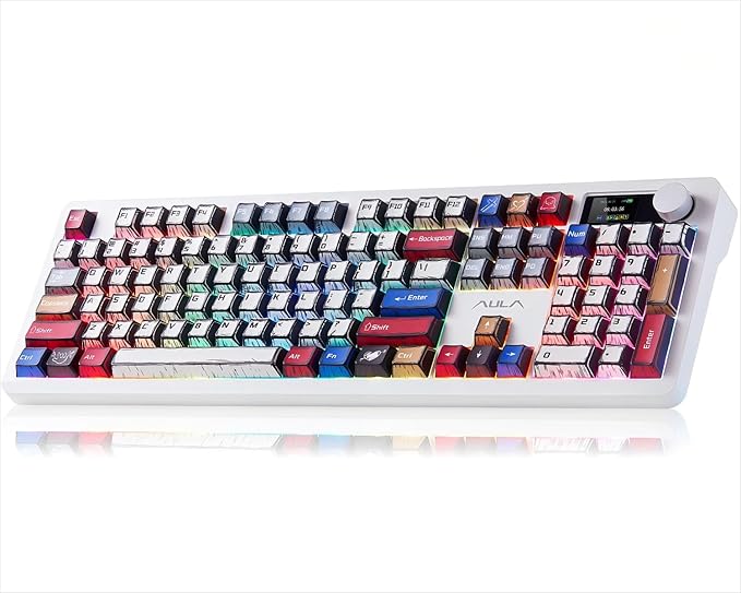 AULA F106 PRO Mechanical Keyboard, Full Size Gaming Keyboard by AULA