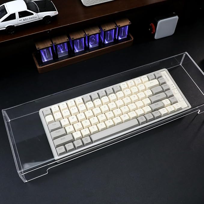 DOITOOL Acrylic Computer Keyboard Cover, Mechanical Keyboard Dust Cover - Image 2