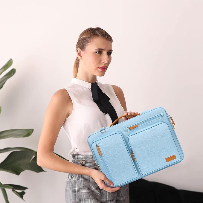MOSISO 360 Protective Laptop Shoulder Bag, 15-15.6 inch Computer Bags Compatible - Image 5