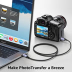 USB 3.1 Micro B to USB C Hard Drive Cables, 6FT 10 Gbps USB C to Micro B - Image 3