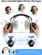 Dr.meter Noise Reduction Ear Muffs, Noise Cancelling Headphones - Image 9