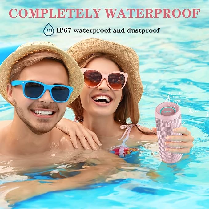 SOWO Outdoor Wireless Portable Bluetooth Speaker, IPX7 Waterproof Speaker - Image 5