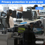 Magnetic Computer Privacy Screen 24 Inch, Removable Hanging Privacy Screen - Image 7