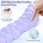Cloud Wrist Rest for Keyboard and Mouse, Memory Foam PU Leather Keyboard Wrist - Image 4