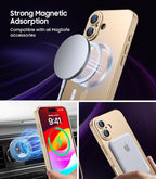 Magnetic for iPhone 16 Case Slim Soft Silicone Bumper Shockproof Metallic - Image 3
