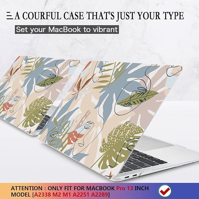 CISSOOK for MacBook Pro 13 inch Case 2023 2022 2021 2020 Release A2338 M2/M1 - Image 3