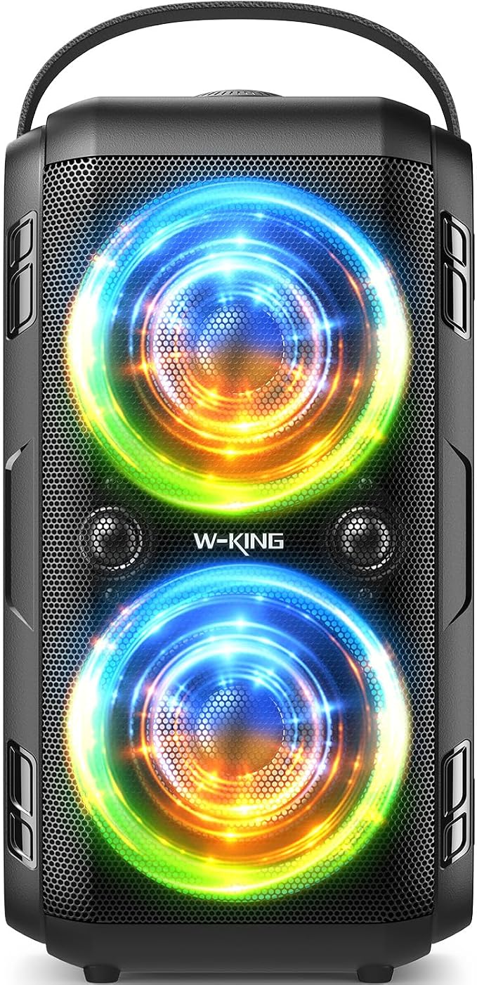 W-KING Party Loudest Portable Bluetooth Speaker Wireless Boom Box, 180W Max Big by W-KING