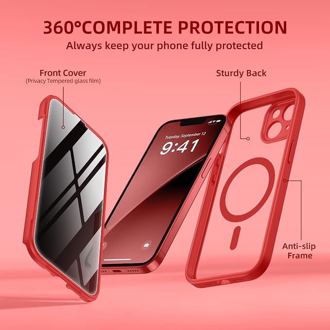 BERFY Magnetic for iPhone 14 Case, Compatible - Image 8