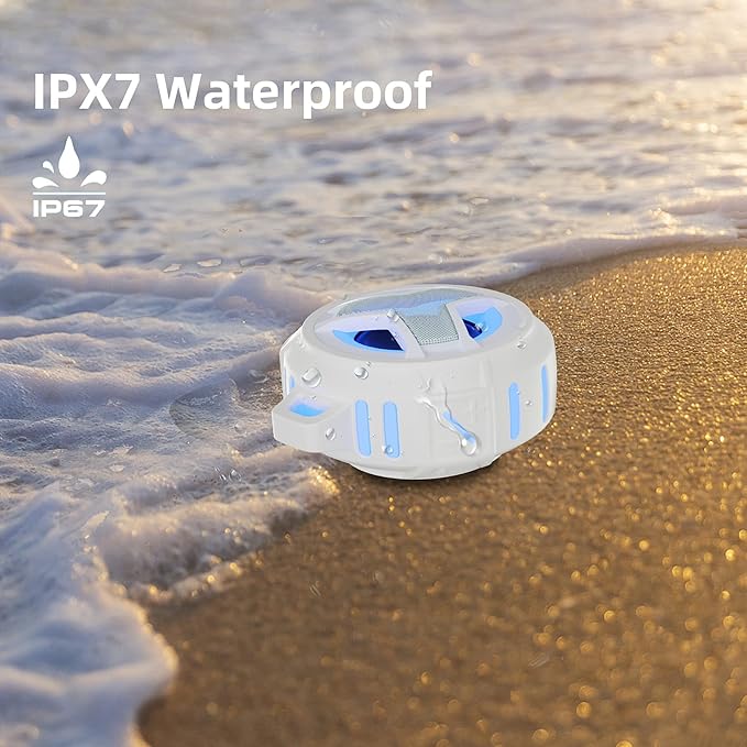 EBODA Bluetooth Shower Speaker, IPX7 Waterproof Portable Wireless Small Speakers - Image 2