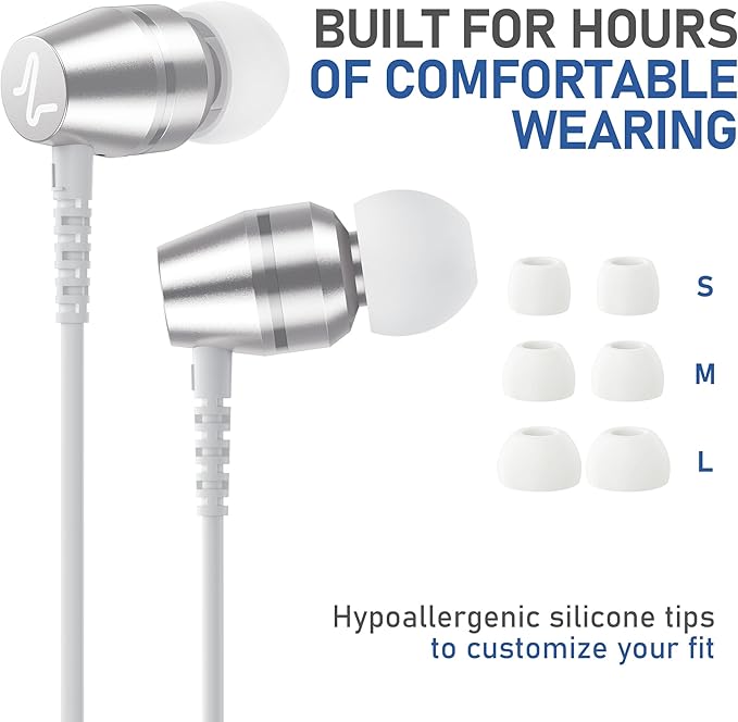 LUDOS OMNITONE Wired Earbuds in-Ear Headphones, 5 Years Warranty, Earphones - Image 6
