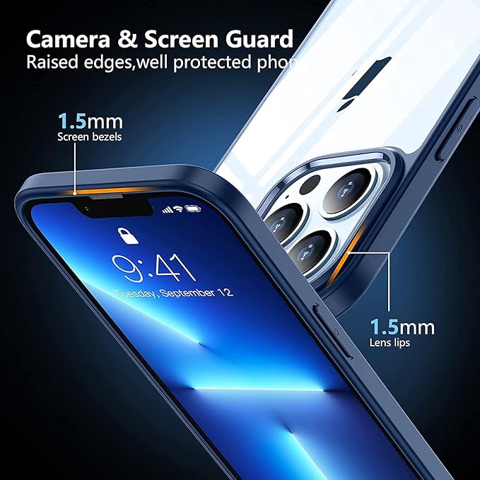 SPIDERCASE for iPhone 13 Pro Max Case, Slim Thin Phone Case Cell Phone Case & - Image 6