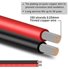 10 Gauge Wire 200FT Tinned Copper Wire-2 Conductor Parallel Wire Insulated - Image 2