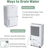 Uhome 150 Pints Dehumidifier - Image 3