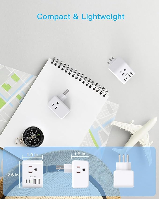 2 Pack Switzerland Travel Plug Adapter, Type J Power Adaptor - Image 6