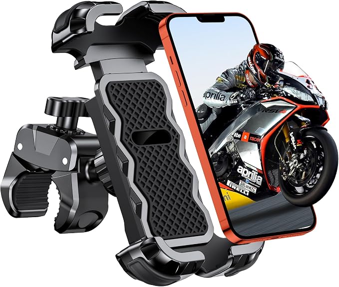 Motorcycle Phone Mount, Upgrade Bike Phone Mount, 360° Rotatable Phone Holder - Image 8
