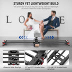 NEEWER 47.2"/120cm Motorized Camera Slider, App Wireless Control DSLR Carbon - Image 6