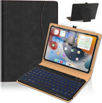 Leather Keyboard Case for 9", 7 Colors Backlit by OPAKIT