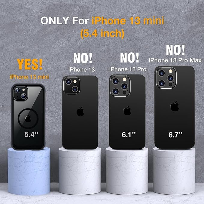 Miracase Magnetic Case for iPhone 13 Mini 5.4 Inch, - Image 2