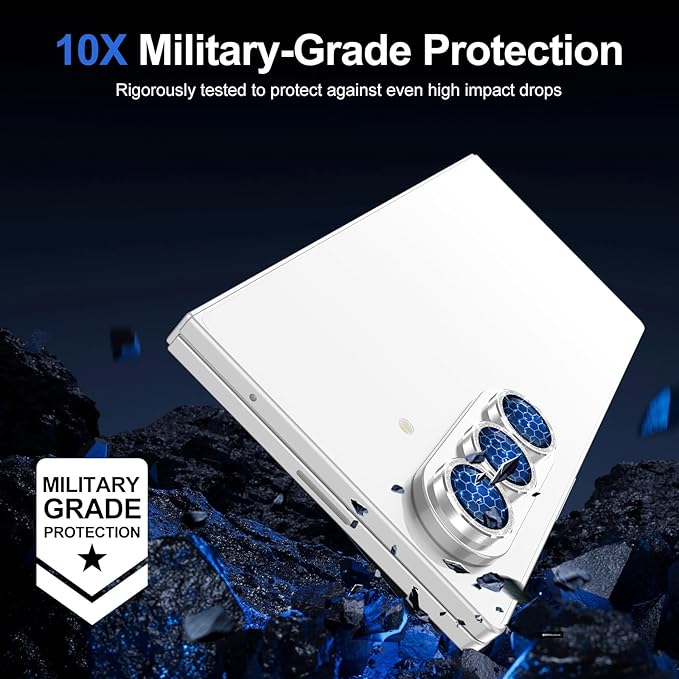 for Samsung Galaxy Z Fold 7 Camera Lens Protector, Individual Metal Ring - Image 5