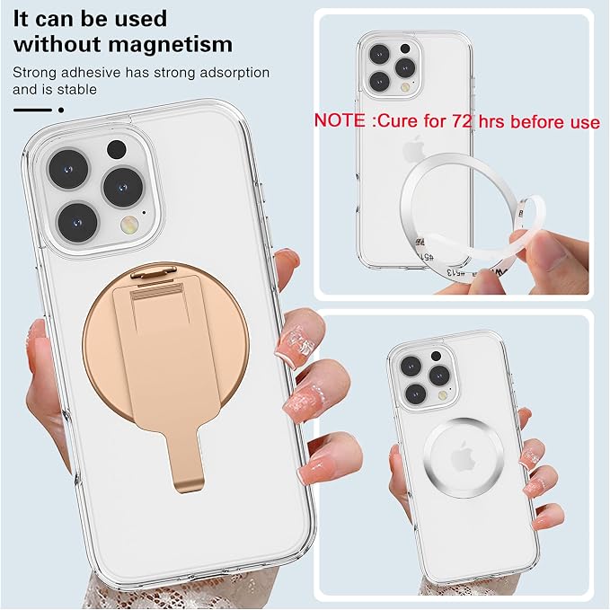 BAISRKE Magnetic Belt Clip Phone Holder, Strong Magnetic Waist Clip Compatible - Image 3