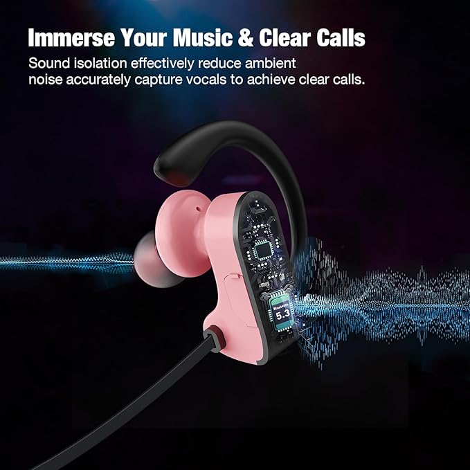 JOYWISE Bluetooth Headphones, Wireless Headphones 16H Playtime Wireless Earbuds - Image 4