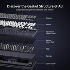 Hexgears Immersion A3 Low-Profile Wireless Mechanical Keyboard, TKL - Image 9