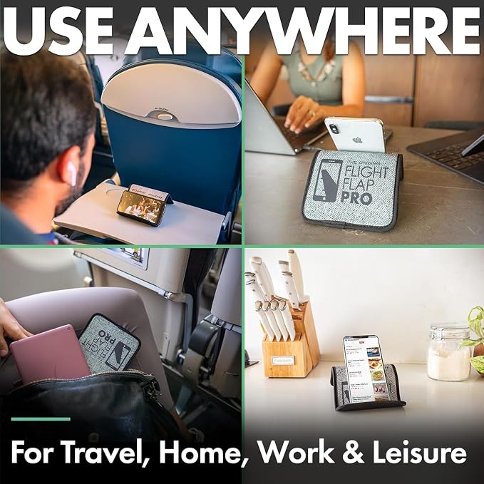 Airplane Phone Holder, Flexible Tablet and Cell Phone Holder, Folding Cellphone - Image 6