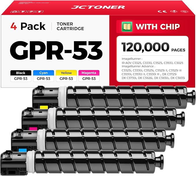 GPR-53 GPR53 Toner Cartridge High Yield Replacement by JCTONER