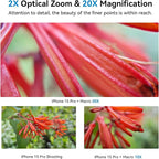 Macro Lens Kit for Smartphone, 10-20X Micro Phone Lens - Image 4