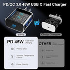 45W USB C Super Fast Charger Type C Charger Fast Charging Android Phone Charger - Image 3