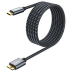 SUNGUY 10Gbps Micro B to USB C Hard Drive Cable 6FT, USB 3.1 USB C to Micro B by SUNGUY