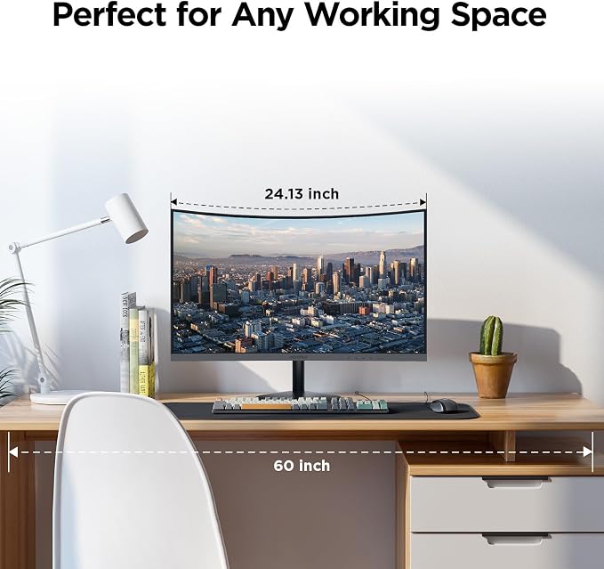 KOORUI 27 Inch Curved Monitor FHD 1080P 75Hz Computer Monitors PC Screen - Image 10