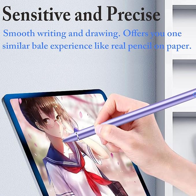 DOGAIN Active Stylus Pen for Touchscreen, iPad Pencil 1.5mm Fine Point Pen - Image 5