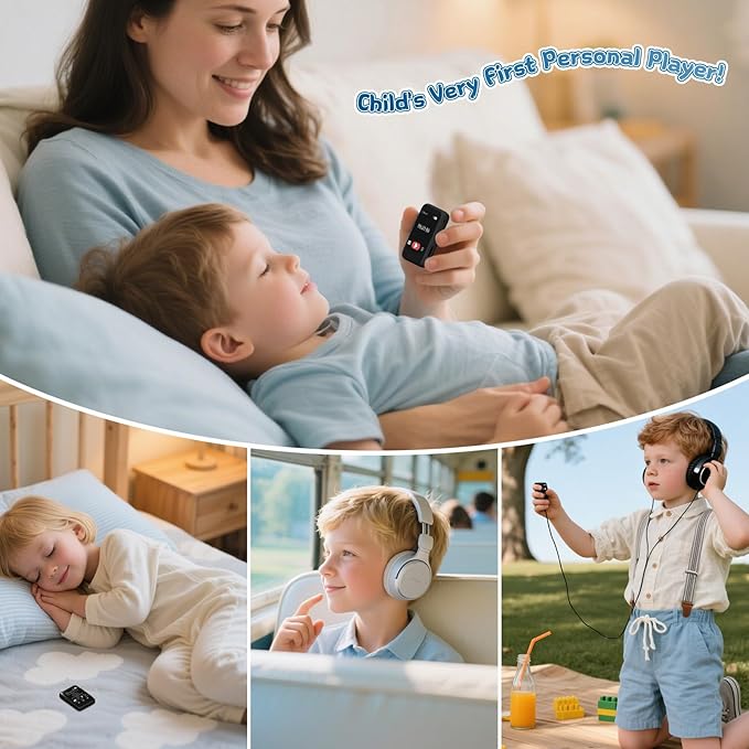Kids MP3 Player with Bluetooth & Speaker, Simple Portable Music Player - Image 9