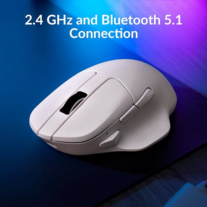 Keychron M7 Wireless Computer Mouse, 26K DPI Optical Computer Mouse, 2.4 - Image 3