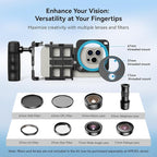 APEXEL Universal Phone Rig Video Kit. Aluminum Handheld Smartphone Vlogging Cage - Image 4