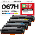 067H Toner Cartridge Set with Chip High Capacity Compatible by INKBAY