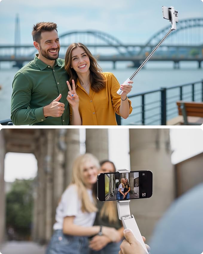 Viozon Portable Selfie Stick, Lightweight Extendable Stainless Steel Tube - Image 2