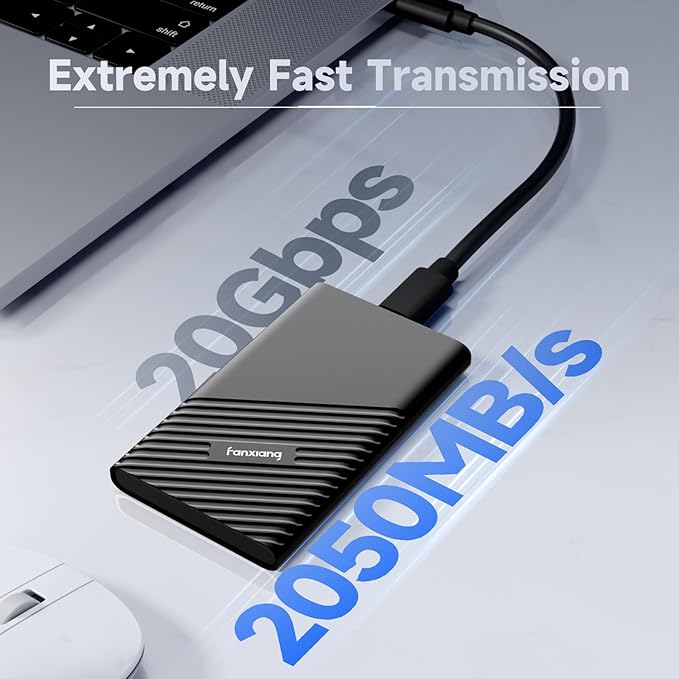 fanxiang 500GB External SSD Portable, USB C External Solid State Drive External - Image 2
