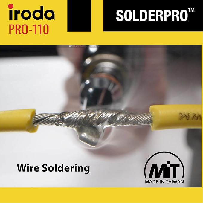 IRODA SolderPro 110 Cordless Butane Soldering Iron Kit, 115 MIns Run Time - Image 8