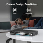 24 Port Gigabit PoE Switch - Image 8