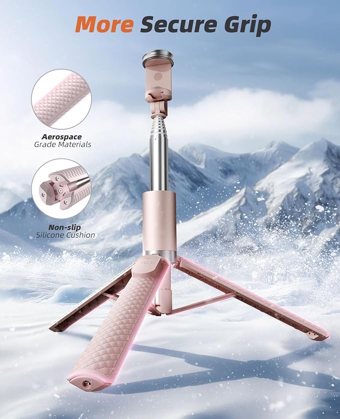 62" Phone Tripod & Selfie Stick, Tripod - Image 4