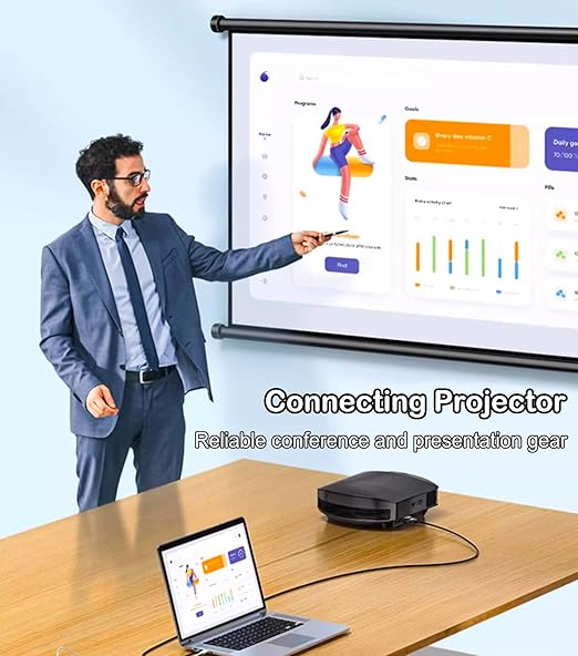DisplayPort to VGA Cable 6FT, Display Port DP to VGA Adapter, 1080P@60Hz Video - Image 6