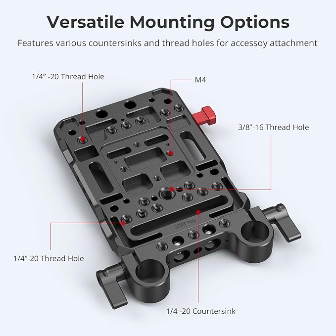 SMALLRIG V Mount Battery Plate, V-Lock Battery Plate - Image 5