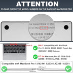 Case Compatible with MacBook Pro 13 inch M2 M1 2022 2021-2016 A2338 A2289 A2251 - Image 2