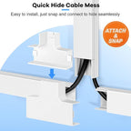 126in Cord Hider Kit, ZhiYo Cord Covers - Image 7