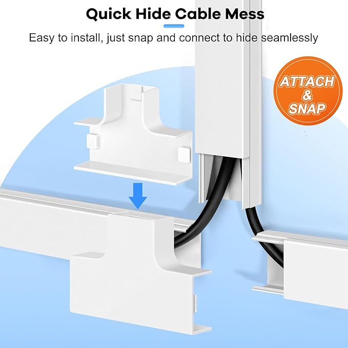 126in Cord Hider Kit, ZhiYo Wire Hiders - Image 5