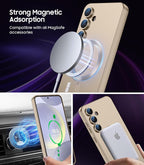 Magnetic for Samsung Galaxy S24 Case Slim Soft Silicone Bumper Shockproof - Image 3