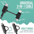 Smartish USB-C/Lightning Cable for iPhone 16/15/14 - Image 2