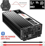 Xijia 2000w dc 48v to ac 120v Inverter Pure sine Wave 60HZ Converter - Image 5